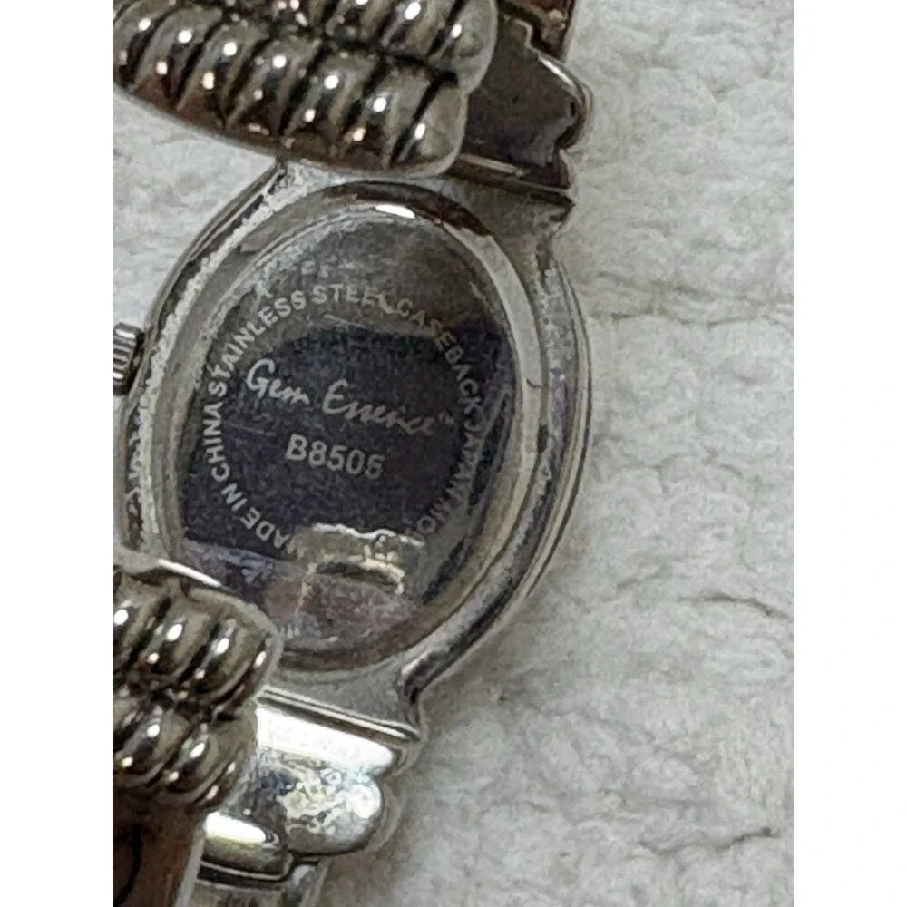Gem Essence Women’s Wrist Watch Cover Flip Over Face Druzy Sparkle Bejeweled
